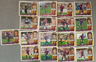 17 Cromos Barça Liga 95/96 Este + Cruyff