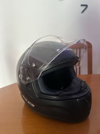 Casco de moto integral negro marca L52