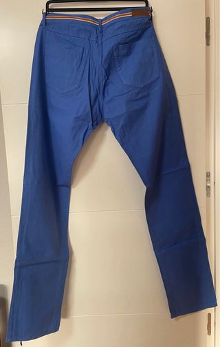 Pantalón Massimo Dutti Azul