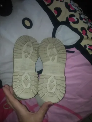 Botas plataforma Stradivarius beige talla 39