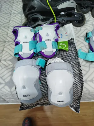 Patines en línea Oxelo con protecciones