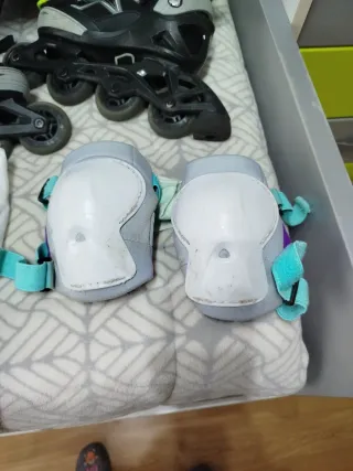 Patines en línea Oxelo con protecciones