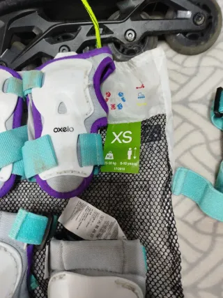 Patines en línea Oxelo con protecciones