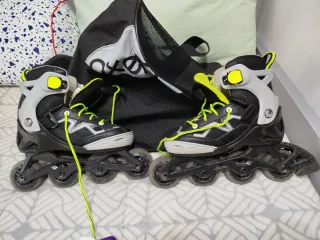 Patines en línea Oxelo con protecciones