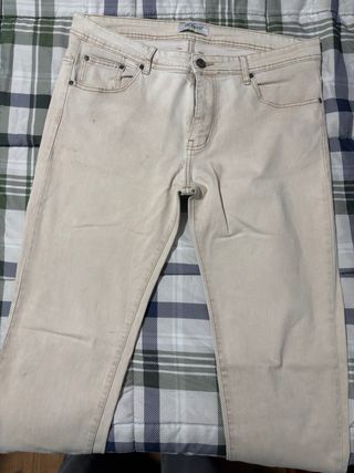 Pantalón vaquero Octavo beige
