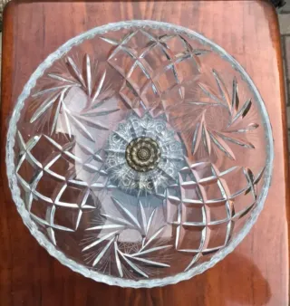 Centrotavola cristallo con arcangeli