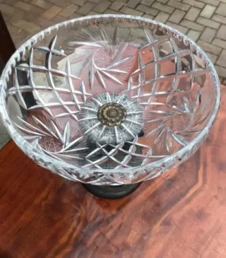 Centrotavola cristallo con arcangeli