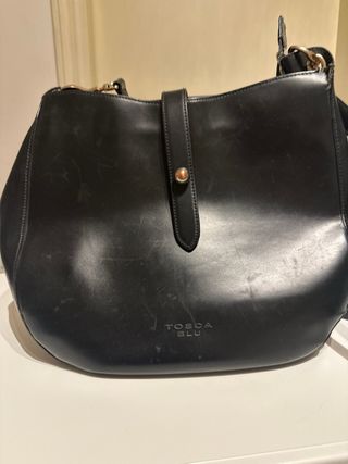 Borsa a spalla Tosca Blu nera