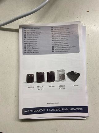 Calefactor Rowenta Instant Comfort Aqua