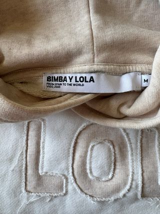 Sudadera Bimba y Lola Beige Mujer