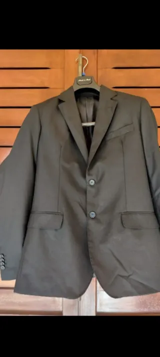 Abito uomo nero taglia 52