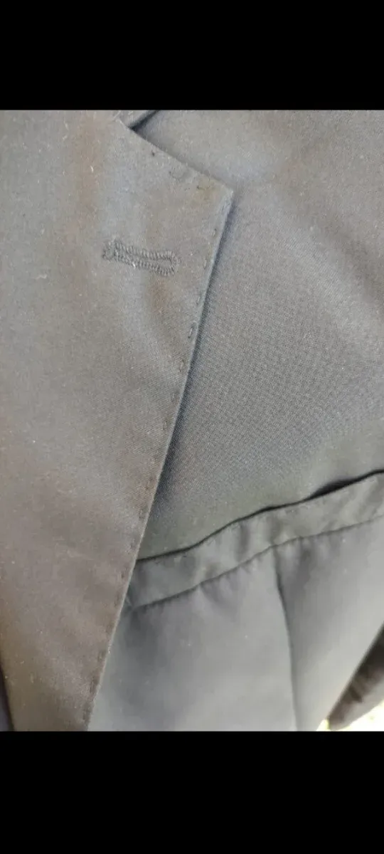 Abito uomo nero taglia 52