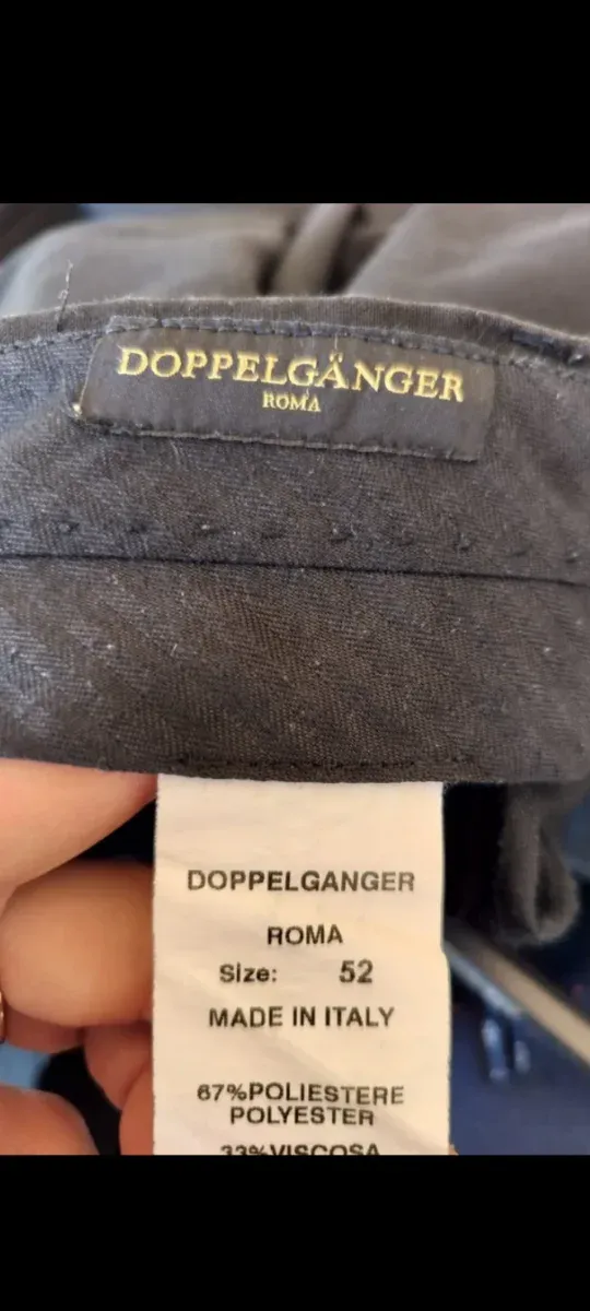 Abito uomo nero taglia 52