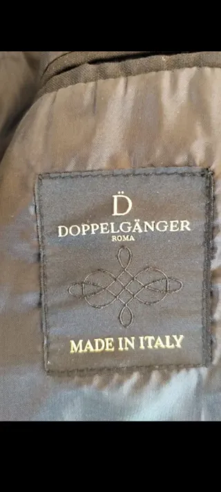 Abito uomo nero taglia 52