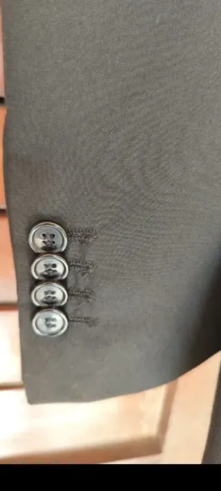 Abito uomo nero taglia 52