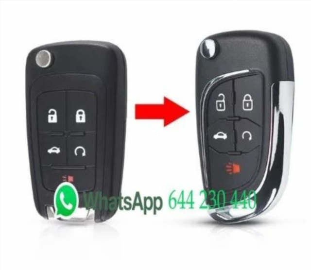 Carcasa llave 5 botones Opel,Vauxhall