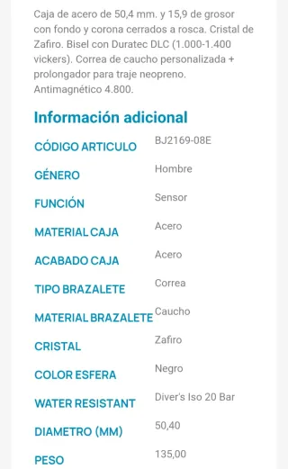 Reloj Citizen Eco-Drive Hombre