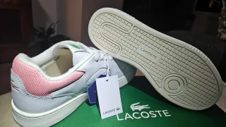 Zapatillas Lacoste Blancas y Rosas