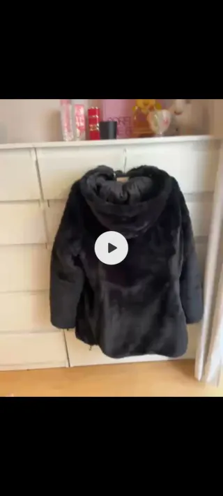 Abrigo pelo reversible T S