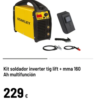 Soldador Stanley VEGA 180 TIG LIFT