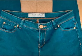 Vaqueros Denim Co. Talla 40 Azul Teal