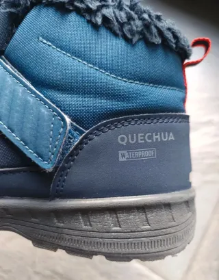 Botas montaña Quechua impermeables niña/niño n°34