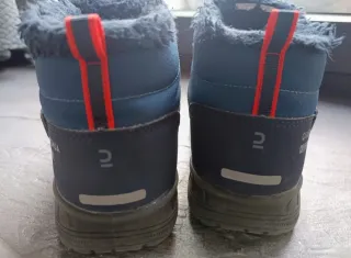 Botas montaña Quechua impermeables niña/niño n°34