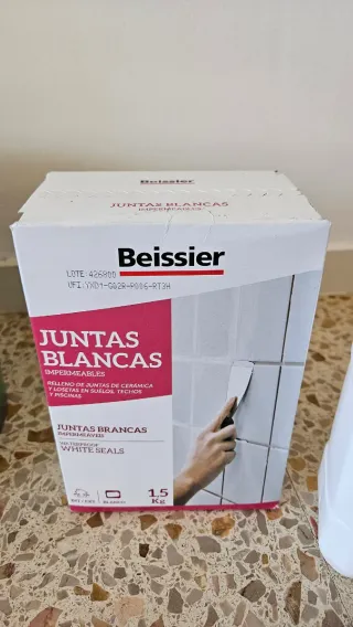 Kit masilla tapar azulejos Toupret y Beissier