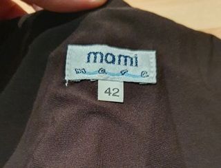 Vestido premamá marrón