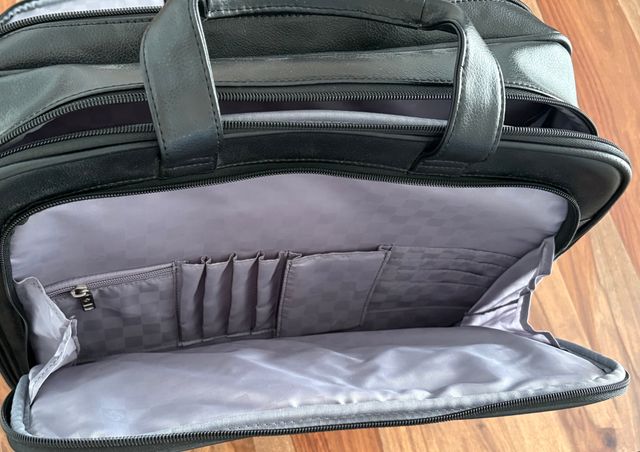 Maletín Samsonite Cuero Negro