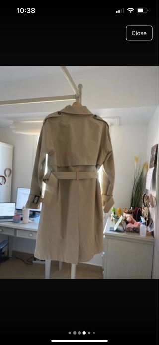 Gabardina Barbour Beige Mujer