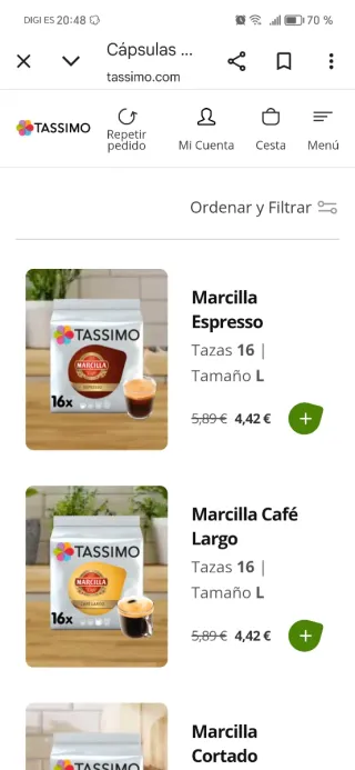 Cafetera Cápsulas Bosch Tassimo Roja