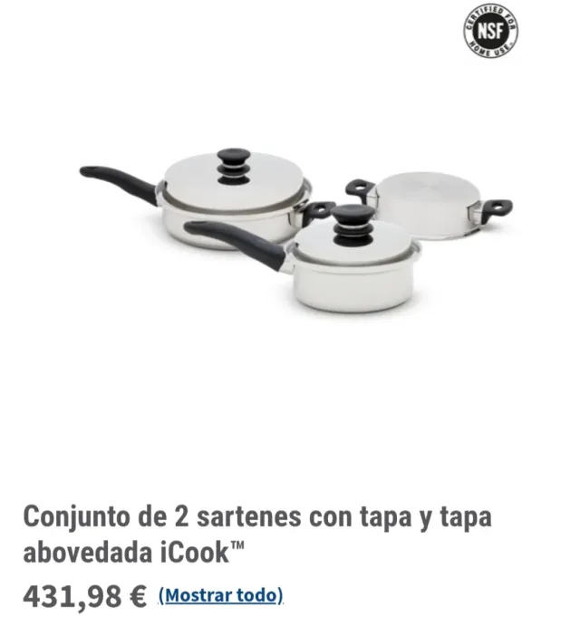 Conjunto 2 sartenes iCook™