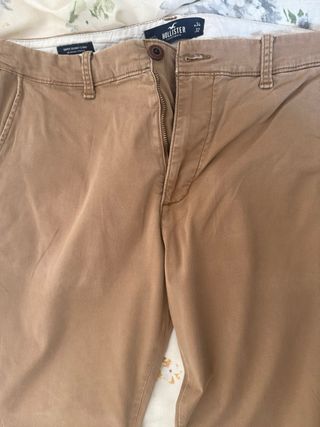 Pantalón Chino Hollister Camel W34 L32