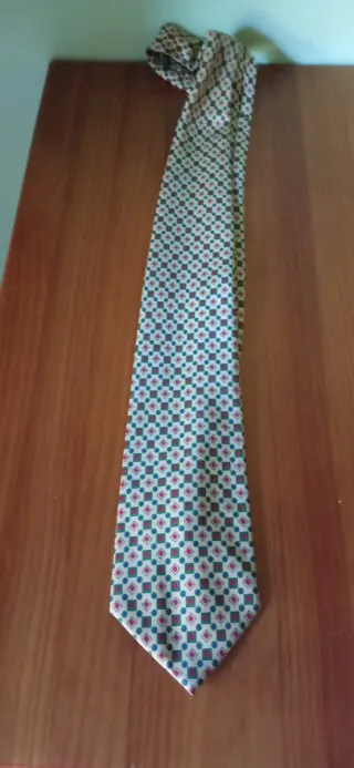 Corbata Liney Vintage Diseño Geométrico