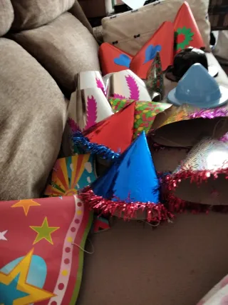 Lote Gorros Fiesta Cumpleaños