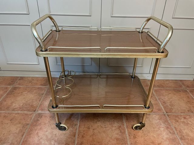 Mesa camarera licorera vintage años 60