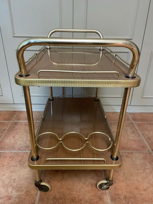 Mesa camarera licorera vintage años 60