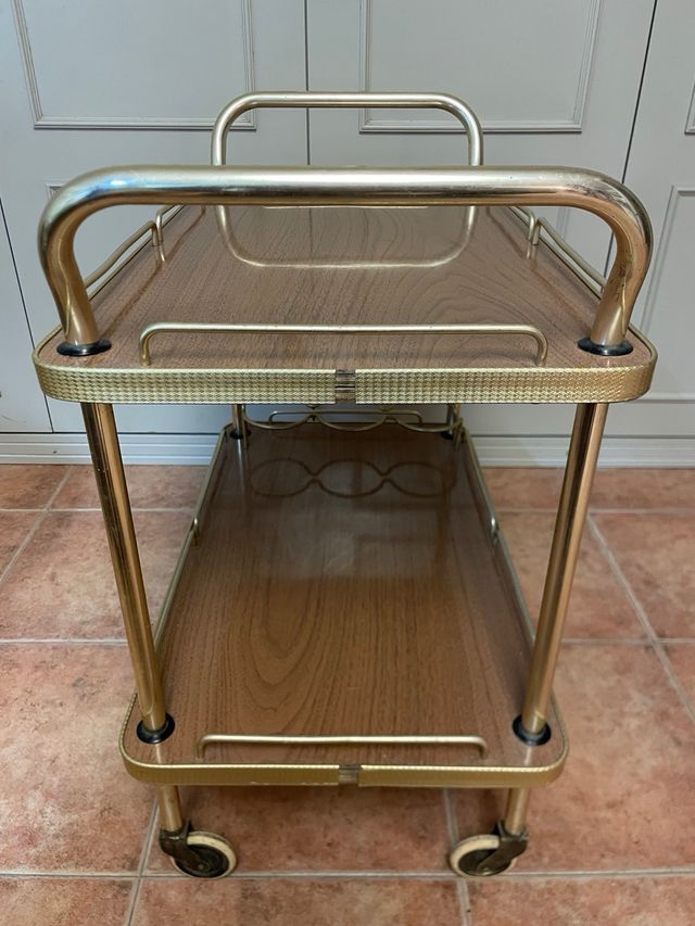 Mesa camarera licorera vintage años 60