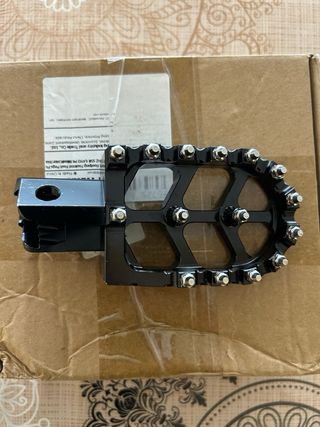 Estriberas Moto Universales Negras