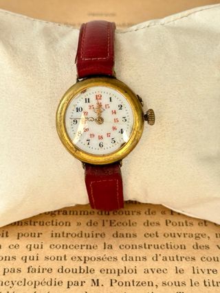 Reloj oficial chapado oro 14k 1920