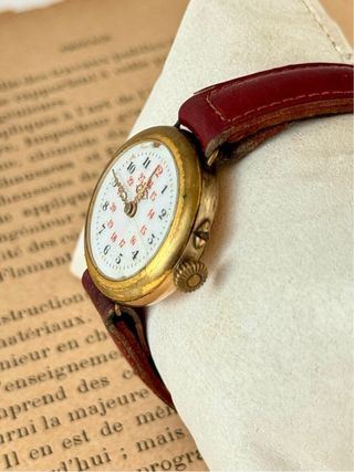 Reloj oficial chapado oro 14k 1920