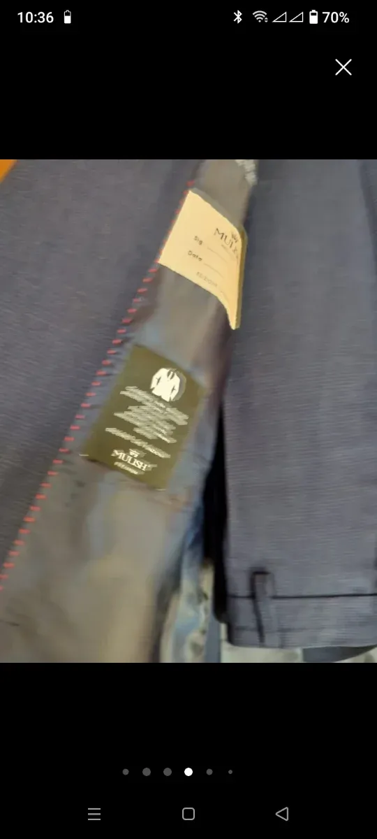 Abito uomo grigio taglia 52