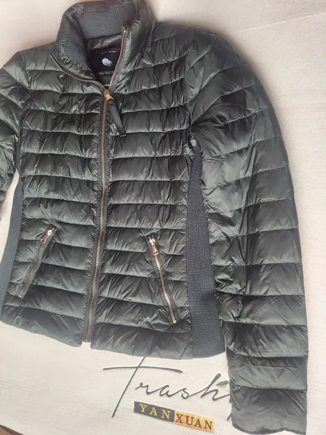 Chaqueta Zara verde mujer