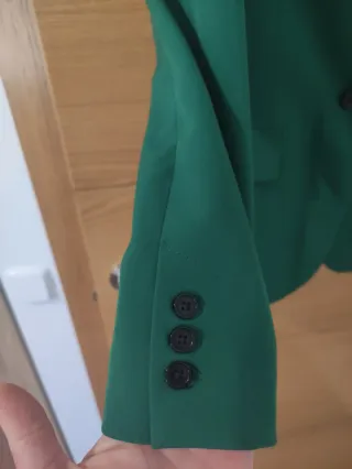 Blazer Verde Talla S Stradivarius