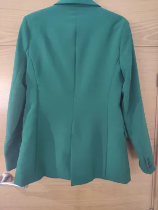 Blazer Verde Talla S Stradivarius