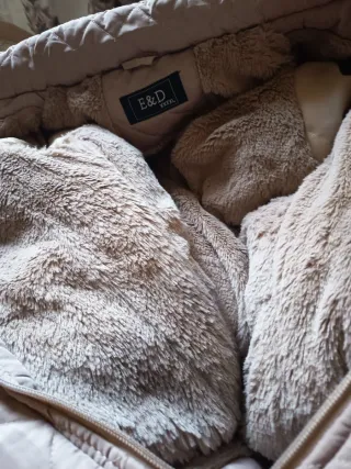 Chaqueta acolchada E&D XXXL Beige.