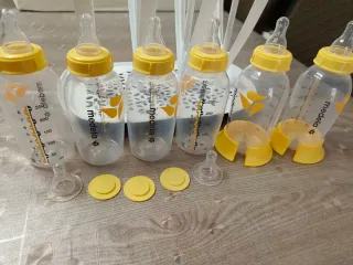 Lote Biberones Medela y Seca Biberones Avent