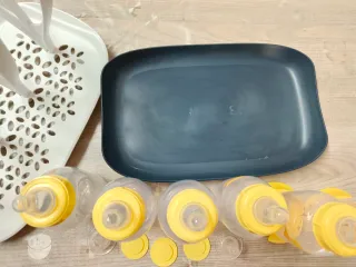 Lote Biberones Medela y Seca Biberones Avent