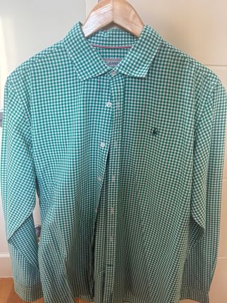 Camisa El Ganso cuadros verde Talla L
